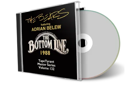 Front cover artwork of The Bears 1988-04-29 CD New York City Audience