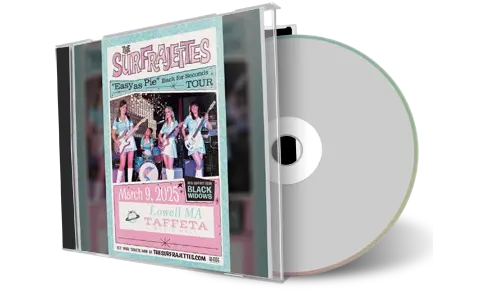 Front cover artwork of The Surfrajettes 2025-03-09 CD Lowell Audience