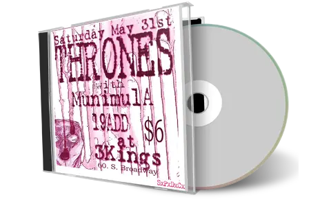 Front cover artwork of Thrones 2008-05-31 CD Denver Audience