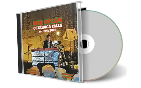 Front cover artwork of Bob Dylan 2025-06-21 CD Cuyahoga Falls Audience