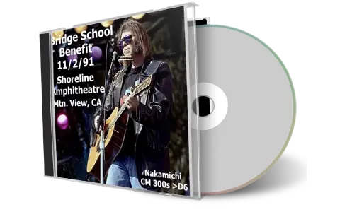 Front cover artwork of Bridge School Benefit 1991-11-02 CD Mountain View Audience