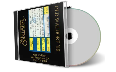 Front cover artwork of Carlos Santana 1980-05-23 CD San Francisco Audience