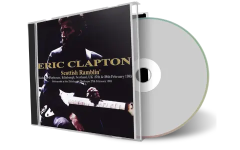 Front cover artwork of Eric Clapton Compilation CD Scottish Ramblin Audience
