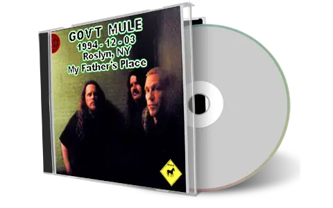 Front cover artwork of Govt Mule 1994-12-03 CD Roslyn Audience