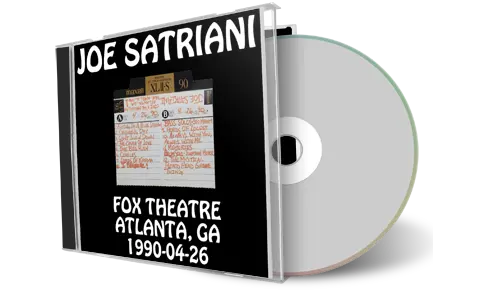 Front cover artwork of Joe Satriani 1990-04-26 CD Atlanta Audience