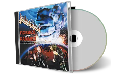 Front cover artwork of Judas Priest Compilation CD Robbed And Rammed Audience