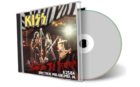 Front cover artwork of Kiss 1984-11-25 CD Philadelphia Audience
