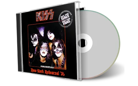 Front cover artwork of Kiss Compilation CD Tour Rehearsal New York 1976 Soundboard