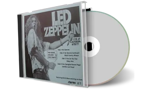 Front cover artwork of Led Zeppelin 1977-06-23 CD Inglewood Audience