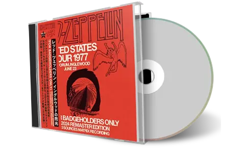 Front cover artwork of Led Zeppelin Compilation CD For Badgeholders Only Audience