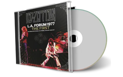 Front cover artwork of Led Zeppelin Compilation CD La Forum 1977 The First Audience