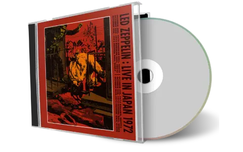 Front cover artwork of Led Zeppelin Compilation CD Live In Japan 1972 Audience