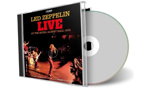 Front cover artwork of Led Zeppelin Compilation CD Live At The Royal Albert Hall 1970 Audience