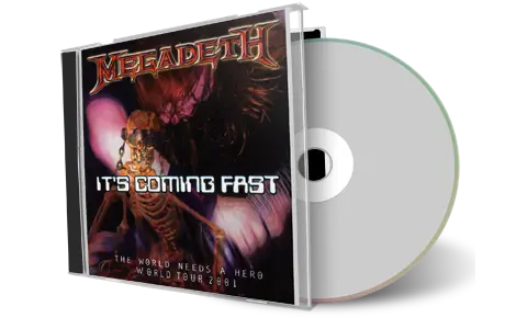 Front cover artwork of Megadeth 2001-07-21 CD Yokohama Audience