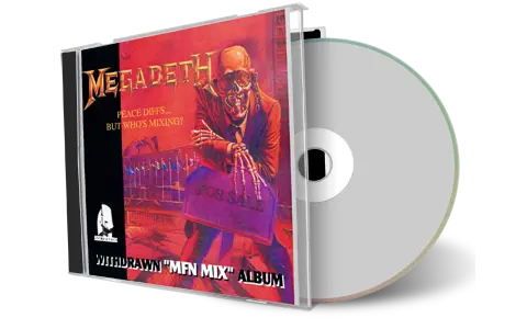 Front cover artwork of Megadeth Compilation CD Peace Diffs But Whos Mixing Soundboard