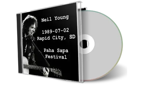 Front cover artwork of Neil Young 1989-07-02 CD Rapid City Audience
