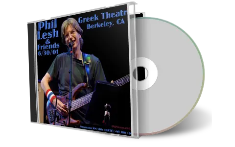 Front cover artwork of Phil Lesh And Friends 2001-06-30 CD Berkeley Audience