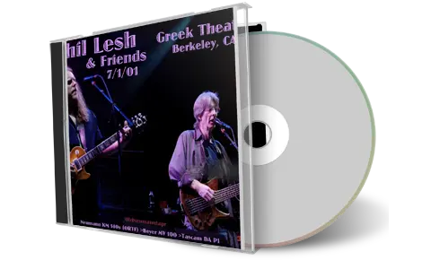 Front cover artwork of Phil Lesh And Friends 2001-07-01 CD Berkeley Audience