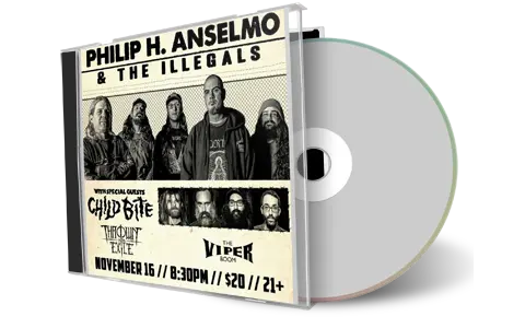 Front cover artwork of Philip H Anselmo 2018-11-16 CD West Hollywood Soundboard