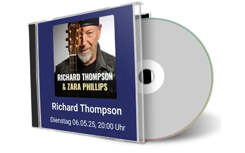 Front cover artwork of Richard Thompson 2025-05-06 CD Hamburg Audience