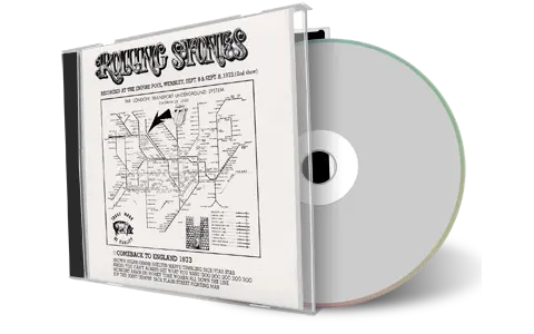 Front cover artwork of Rolling Stones Compilation CD Comeback To England Audience