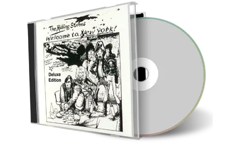 Front cover artwork of Rolling Stones Compilation CD Welcome To New York 1972 Audience