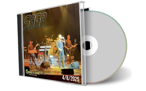 Front cover artwork of Saga 2025-04-08 CD Stardust Theater Audience