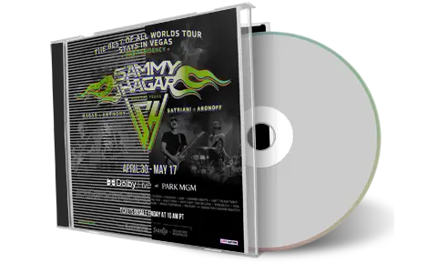 Front cover artwork of Sammy Hagar 2025-05-14 CD Las Vegas Audience