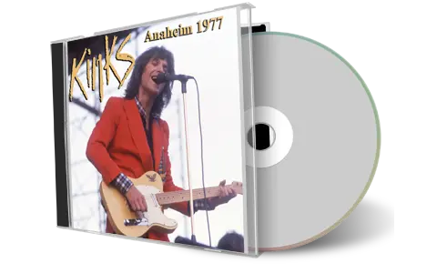 Front cover artwork of The Kinks 1977-06-19 CD Anaheim Audience