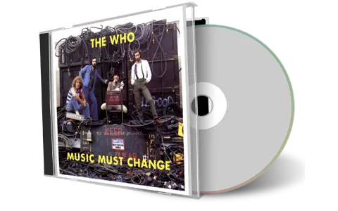 Front cover artwork of The Who Compilation CD Music Must Change Soundboard