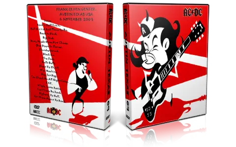 Artwork Cover of ACDC 2009-11-06 DVD Austin Audience