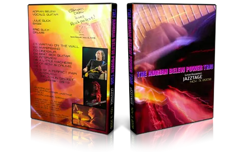 Artwork Cover of Adrian Belew 2008-11-03 DVD Leverkusen Proshot