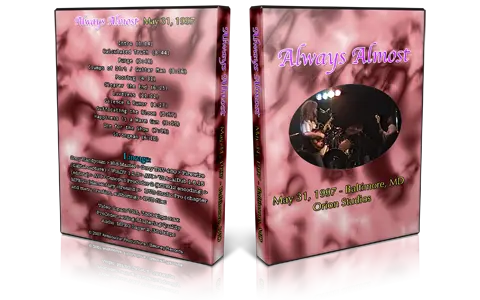 Artwork Cover of Always Almost 1997-05-31 DVD Baltimore Audience
