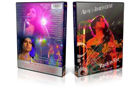 Artwork Cover of Amy Winehouse 2008-05-30 DVD Lisboa Proshot
