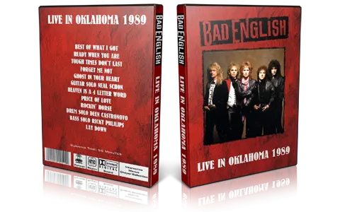 Artwork Cover of Bad English 1989-11-16 DVD Oklahoma City Audience