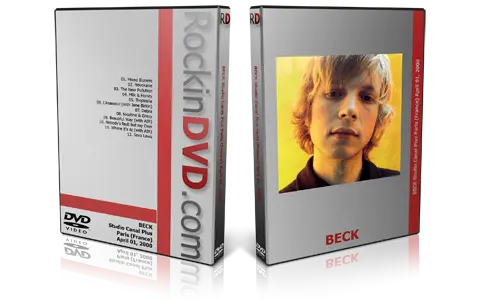 Artwork Cover of Beck 2000-04-01 DVD Paris Proshot