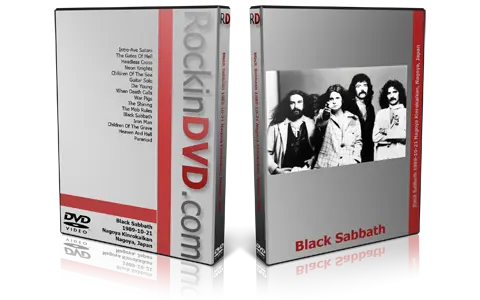 Artwork Cover of Black Sabbath 1989-10-21 DVD Nagoya Audience