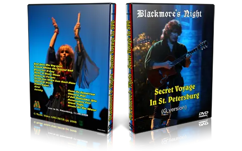 Artwork Cover of Blackmores Night 2008-06-11 DVD St Petersburg Audience
