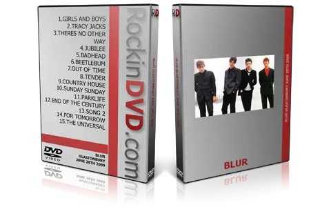 Artwork Cover of Blur 2009-06-28 DVD Somerset Proshot