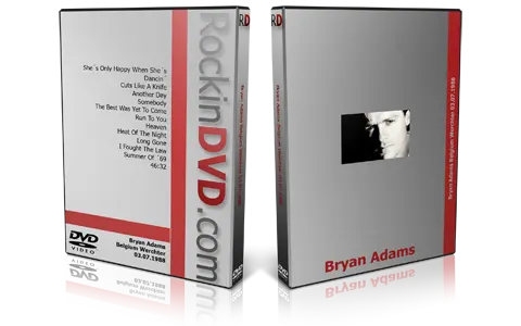Artwork Cover of Bryan Adams  1988-07-03 DVD Werchter Proshot