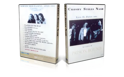 Artwork Cover of CSNY 1991-04-22 DVD Tokyo Proshot