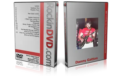 Artwork Cover of Danny Gatton 1986-02-01 DVD Washington Audience