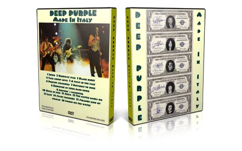 Artwork Cover of Deep Purple 1993-09-27 DVD Turin Audience