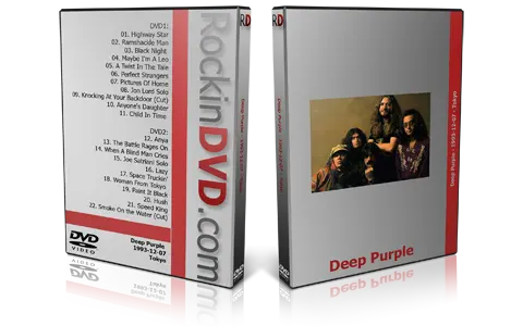 Artwork Cover of Deep Purple 1993-12-07 DVD Tokyo Audience
