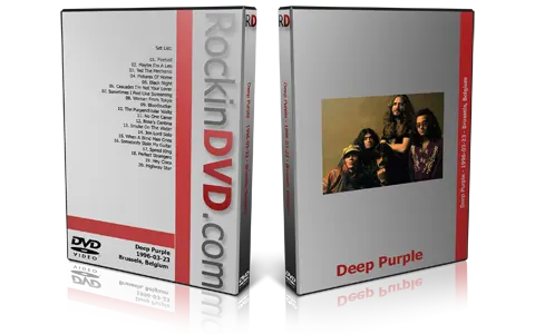 Artwork Cover of Deep Purple 1996-03-23 DVD Brussels Audience