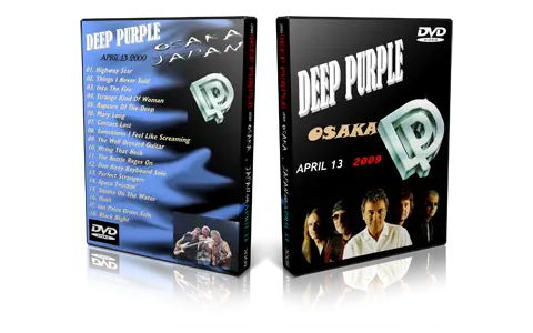 Artwork Cover of Deep Purple 2009-04-13 DVD Osaka Audience