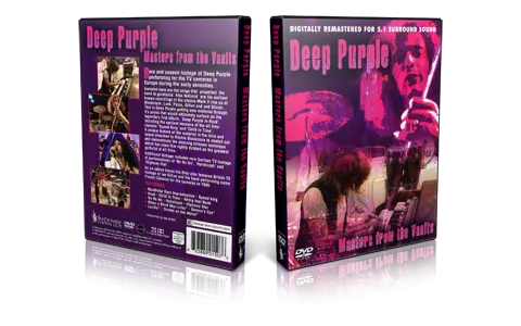 Artwork Cover of Deep Purple Compilation DVD Masters From The Vaults Proshot