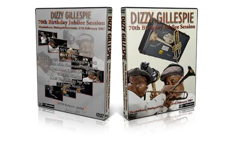 Artwork Cover of Dizzy Gillespie 1987-10-26 DVD Stuttgart Proshot
