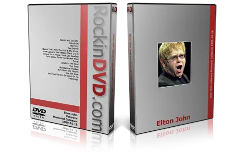 Artwork Cover of Elton John 1989-10-18 DVD New Haven Audience
