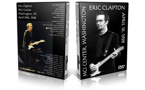 Artwork Cover of Eric Clapton 1988-04-16 DVD Washington Audience